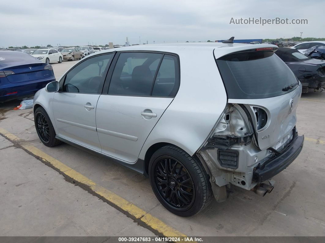 2008 Volkswagen Gti 4-door Silver vin: WVWHV71K38W062000