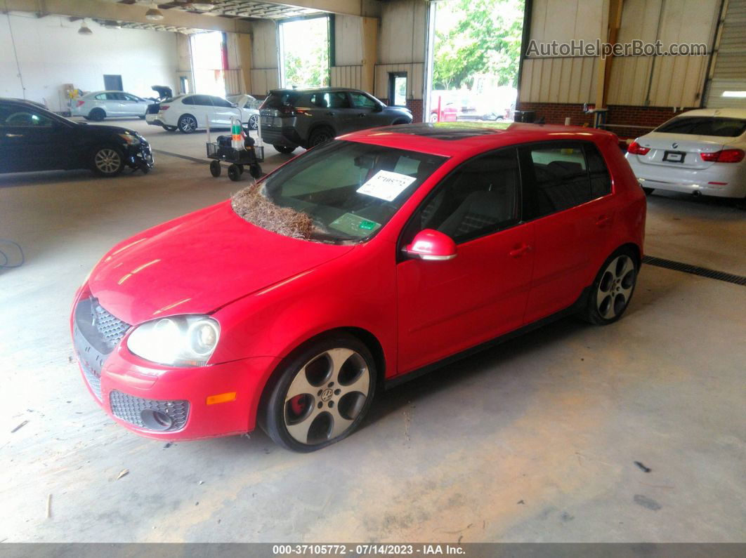 2009 Volkswagen Gti   Red vin: WVWHV71K39W110905