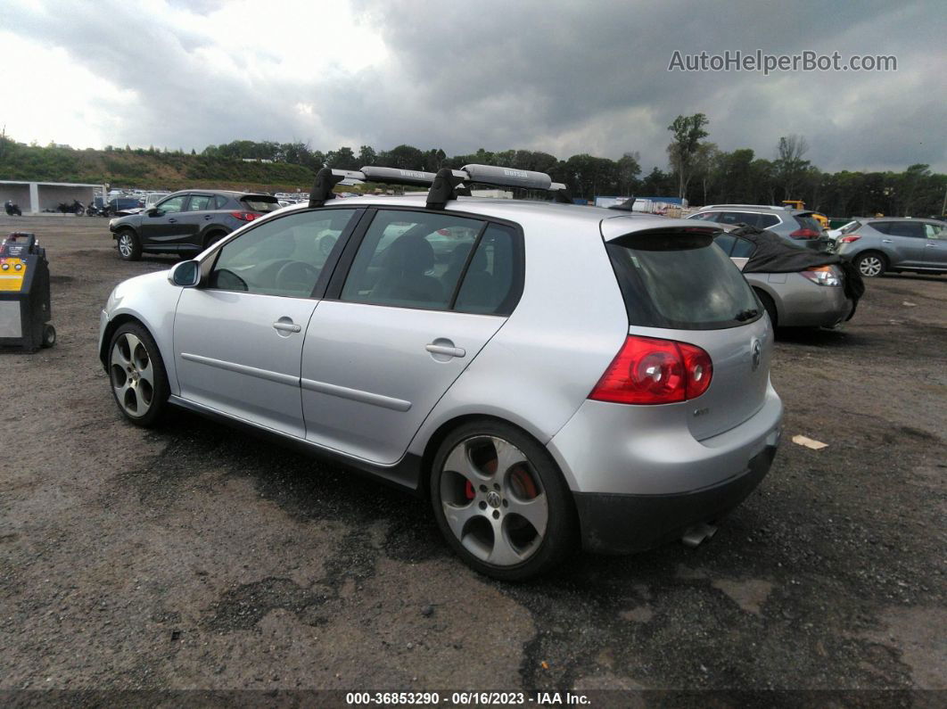 2008 Volkswagen Gti   Silver vin: WVWHV71K48W122818