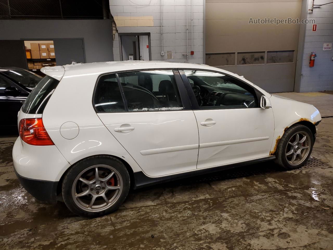 2008 Volkswagen Gti  White vin: WVWHV71K48W199379