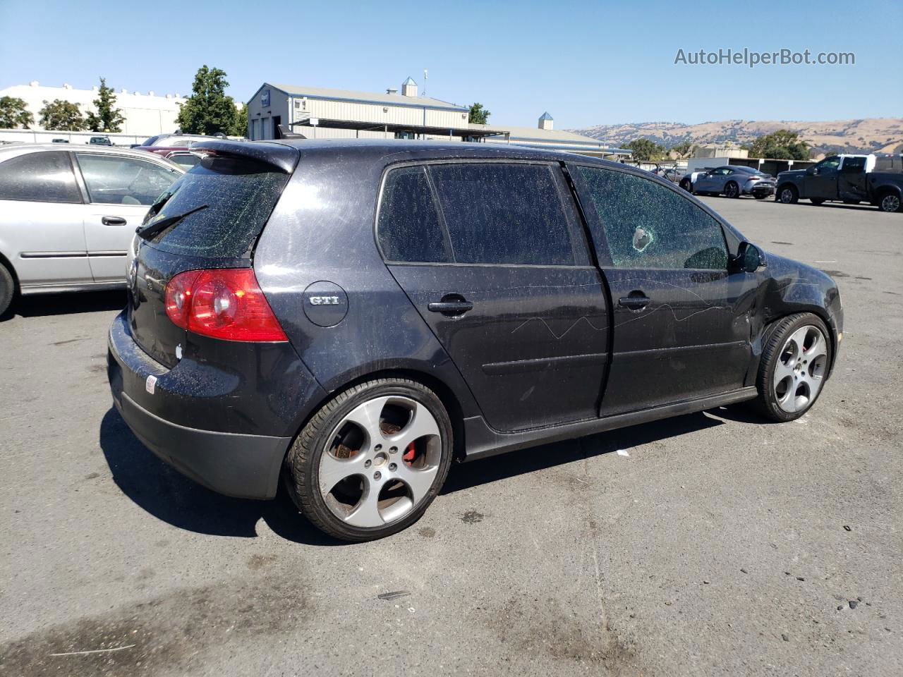 2009 Volkswagen Gti  Черный vin: WVWHV71K49W127227