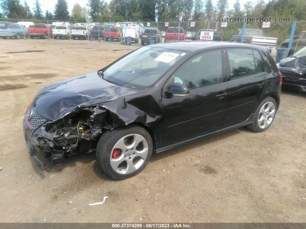 2008 Volkswagen Gti   Black vin: WVWHV71K58W088601