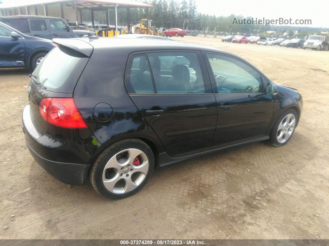 2008 Volkswagen Gti   Black vin: WVWHV71K58W088601