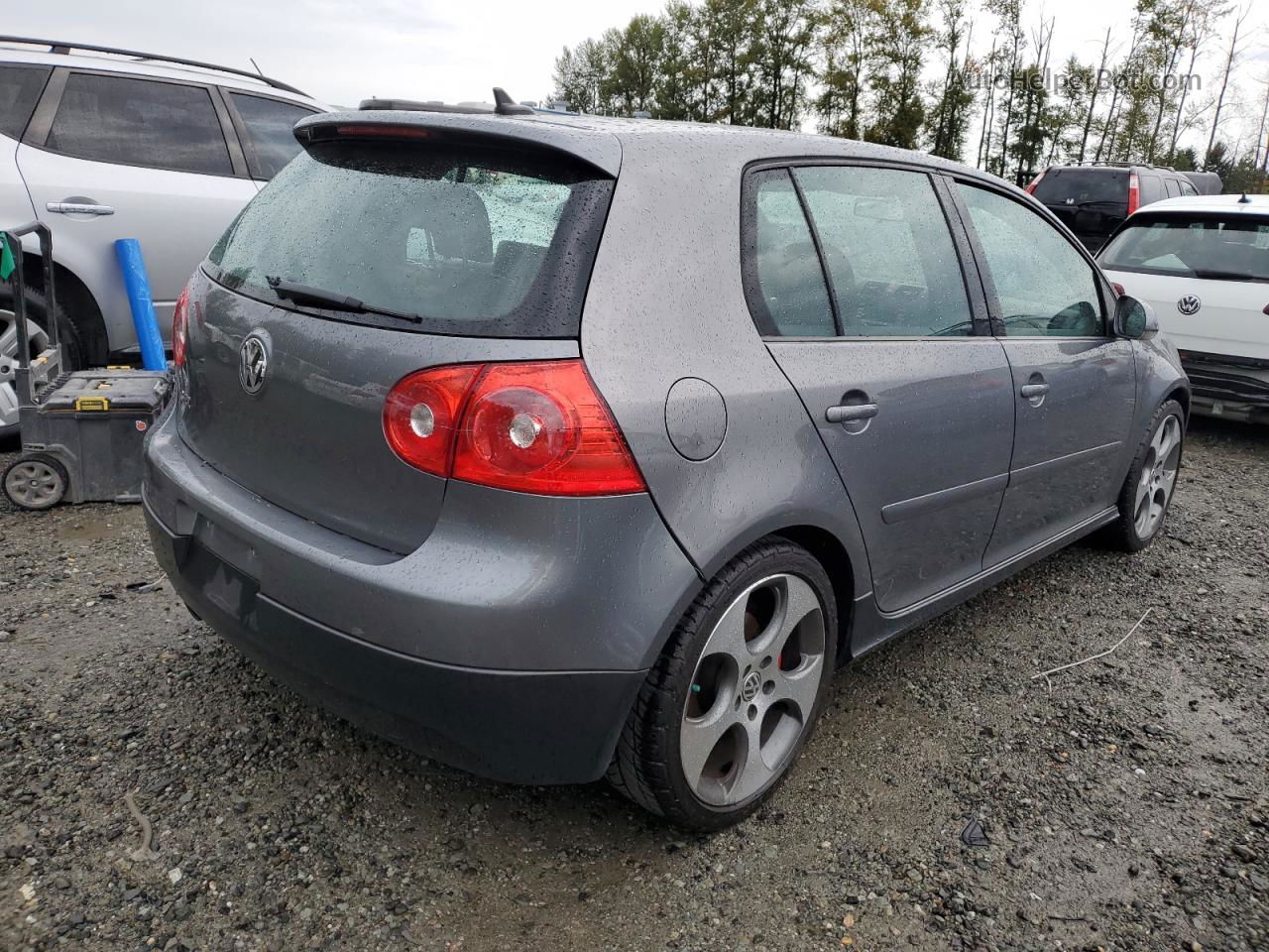 2008 Volkswagen Gti  Gray vin: WVWHV71K58W107177