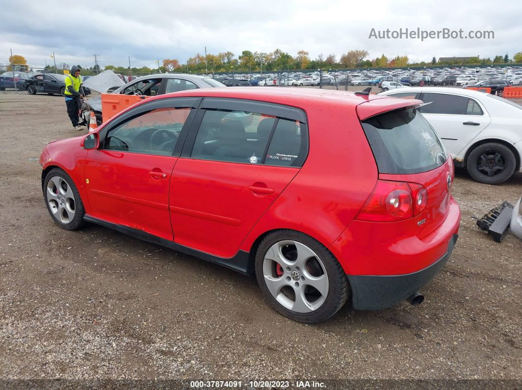 2008 Volkswagen Gti   Red vin: WVWHV71K58W118275