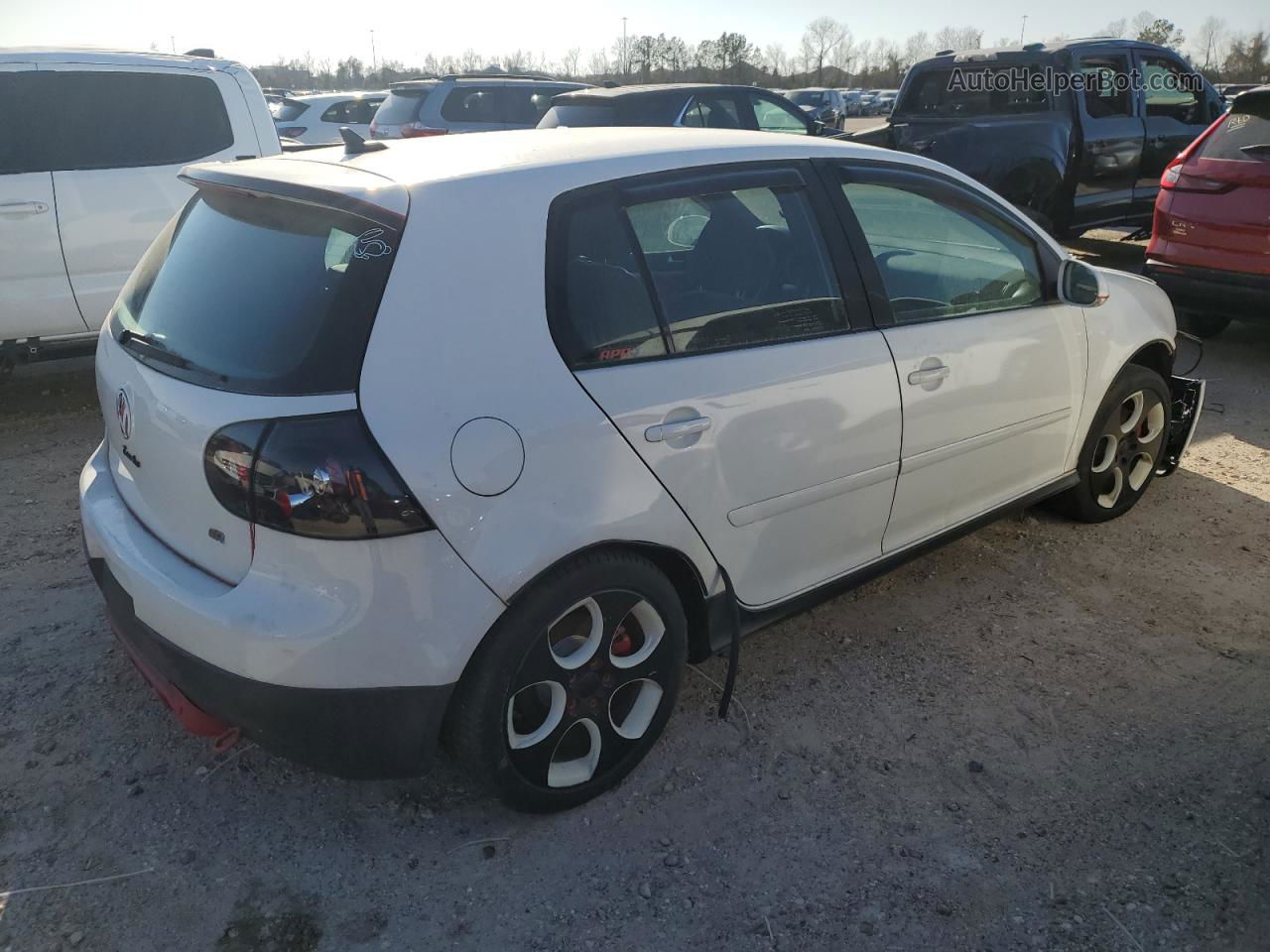 2008 Volkswagen Gti Белый vin: WVWHV71K78W093492