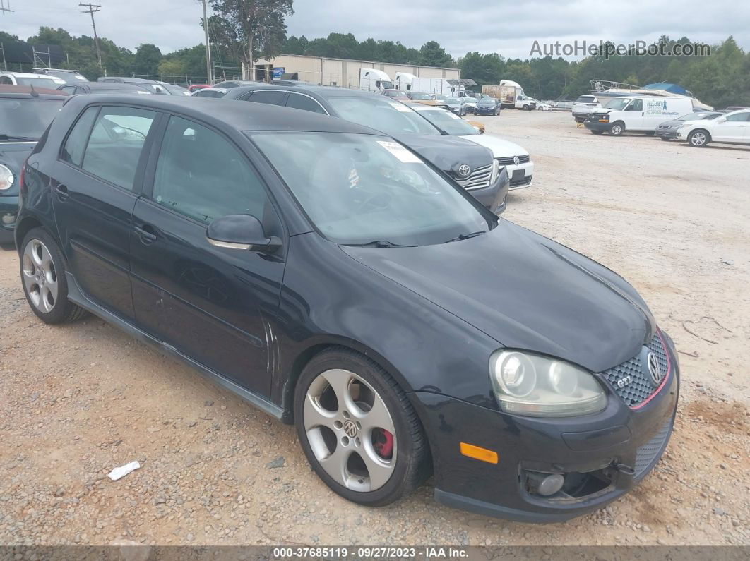 2008 Volkswagen Gti   Black vin: WVWHV71K78W128578