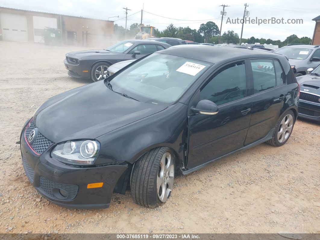 2008 Volkswagen Gti   Black vin: WVWHV71K78W128578