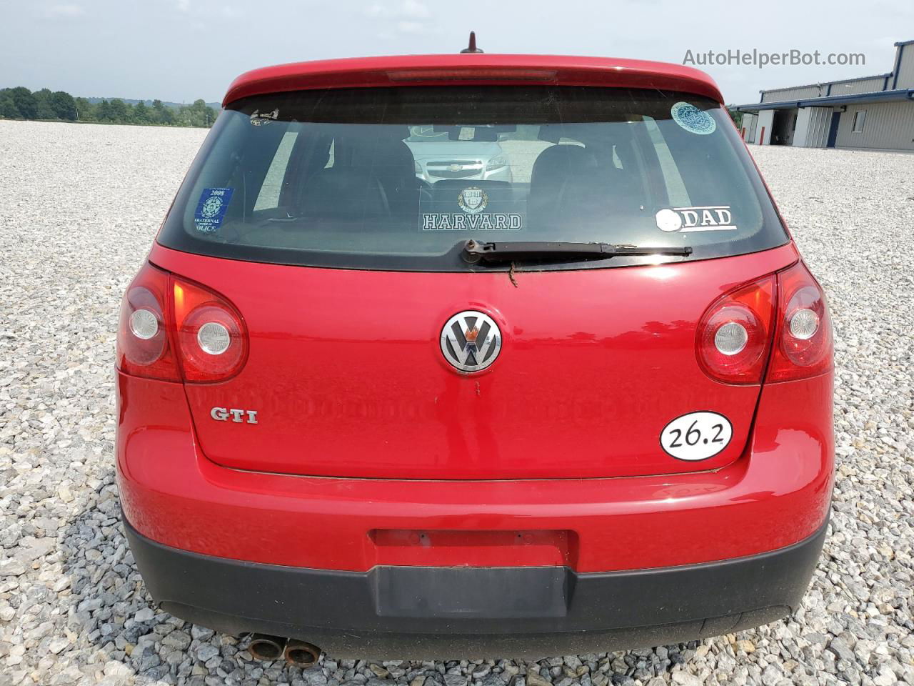 2008 Volkswagen Gti  Red vin: WVWHV71K78W178428