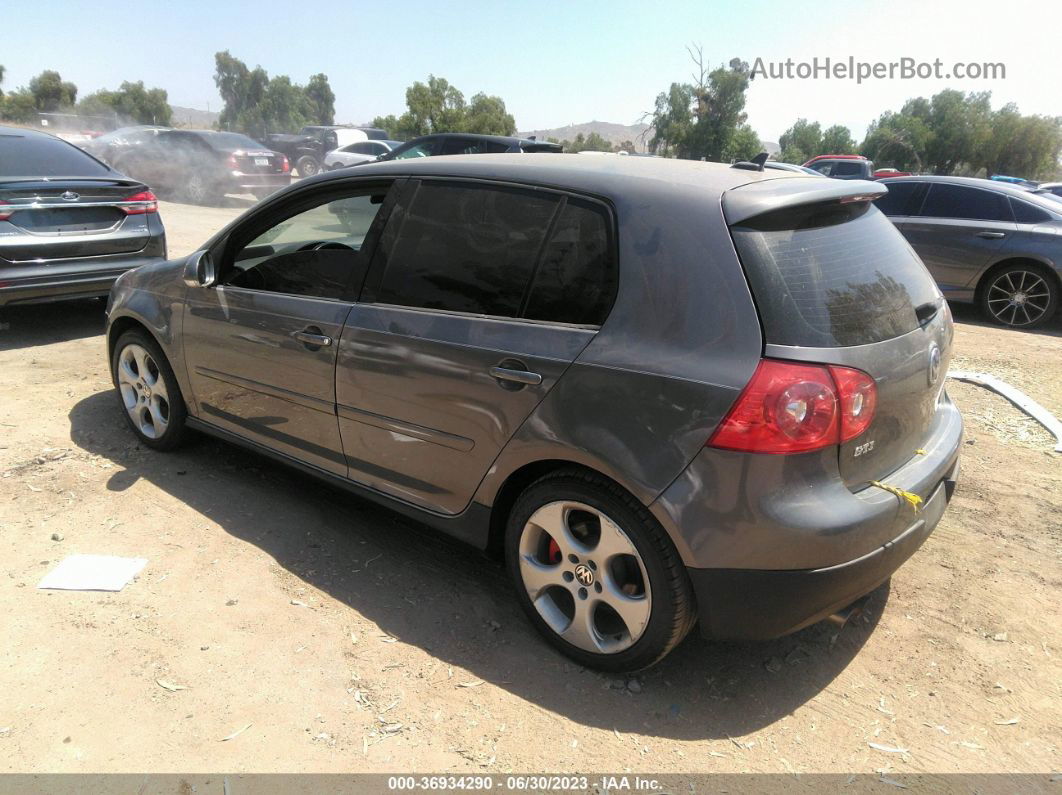 2009 Volkswagen Gti   Серый vin: WVWHV71K79W062454