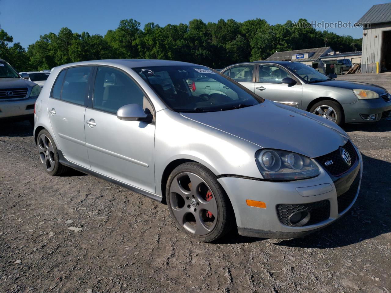 2008 Volkswagen Gti  Silver vin: WVWHV71K88W117881