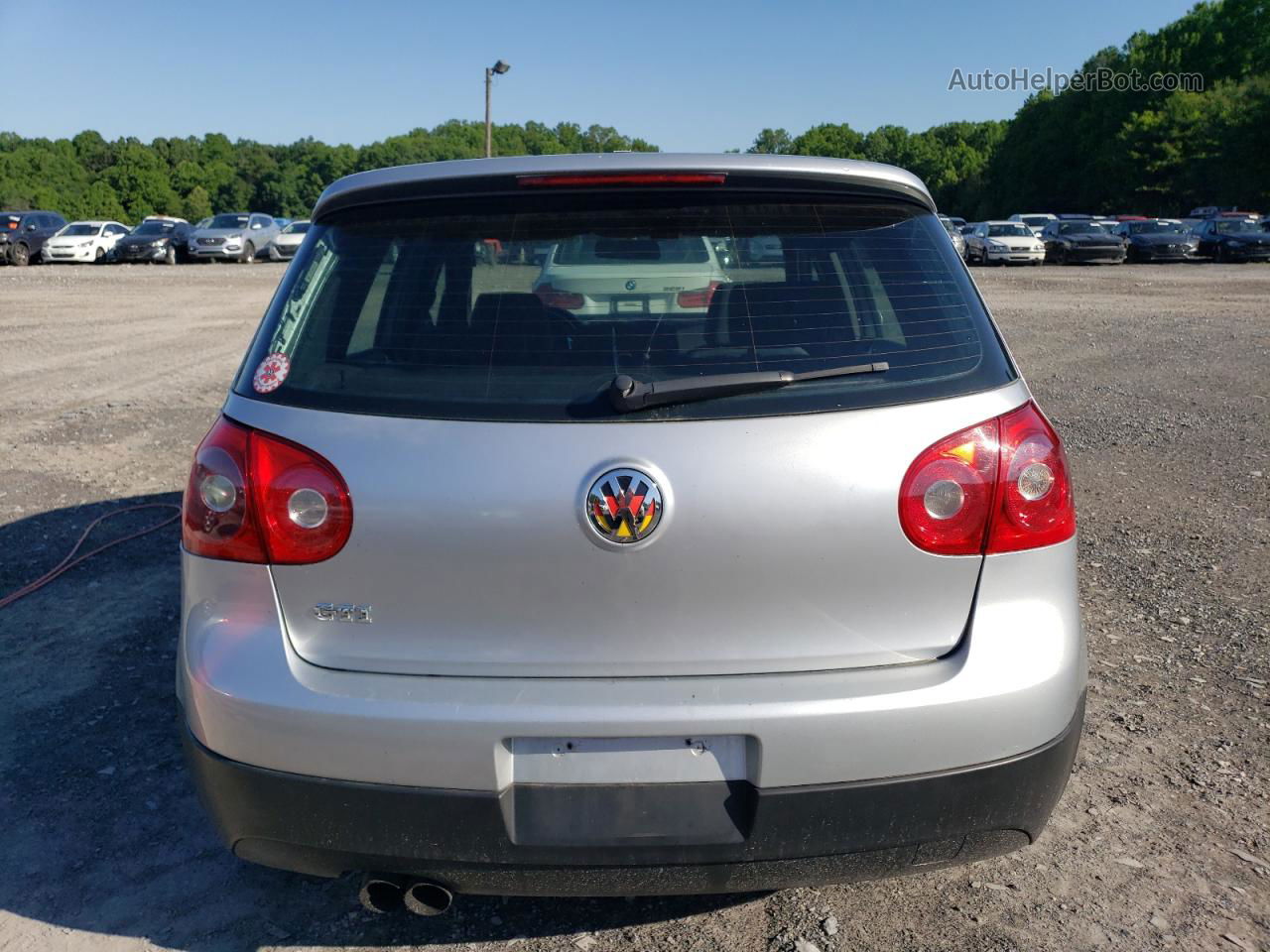 2008 Volkswagen Gti  Silver vin: WVWHV71K88W117881