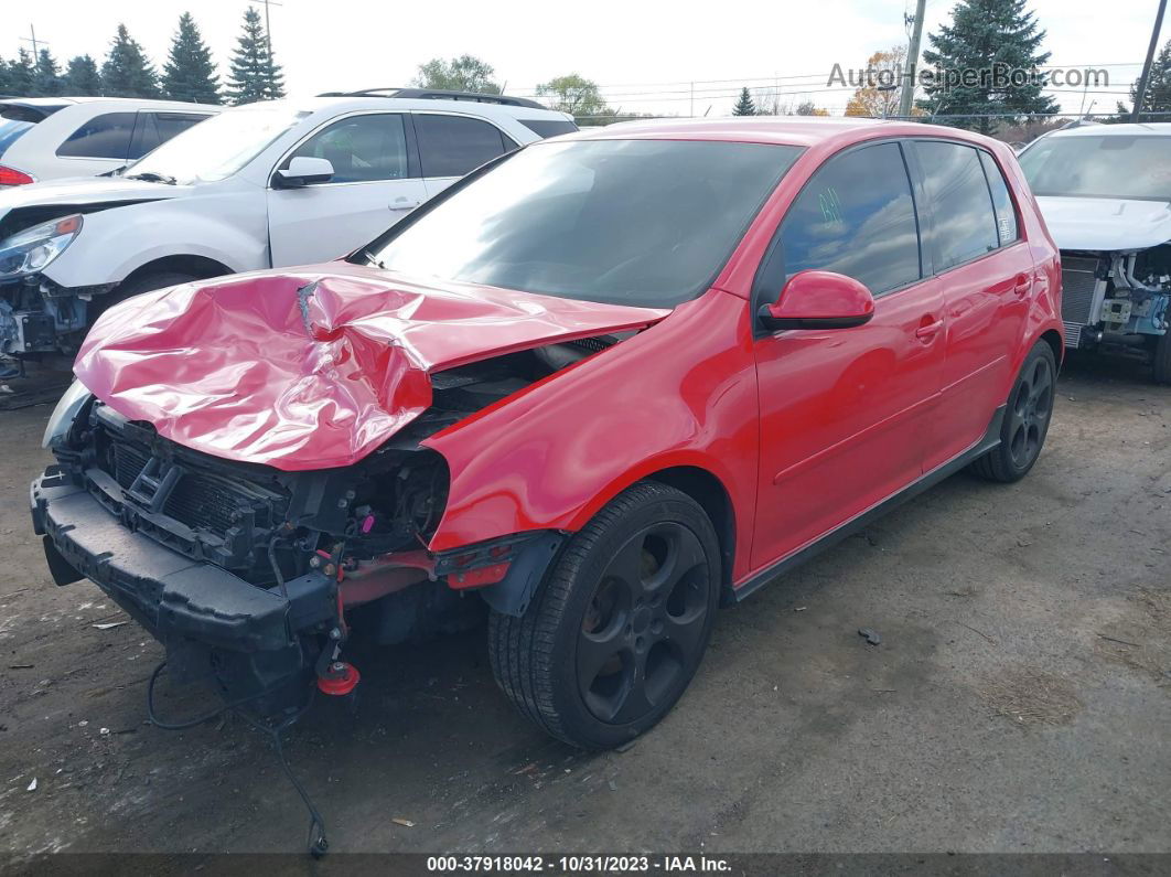 2008 Volkswagen Gti 4-door (a6) (eop Cw 21/08)/4-door (a6) (late Availability) Red vin: WVWHV71K88W163789