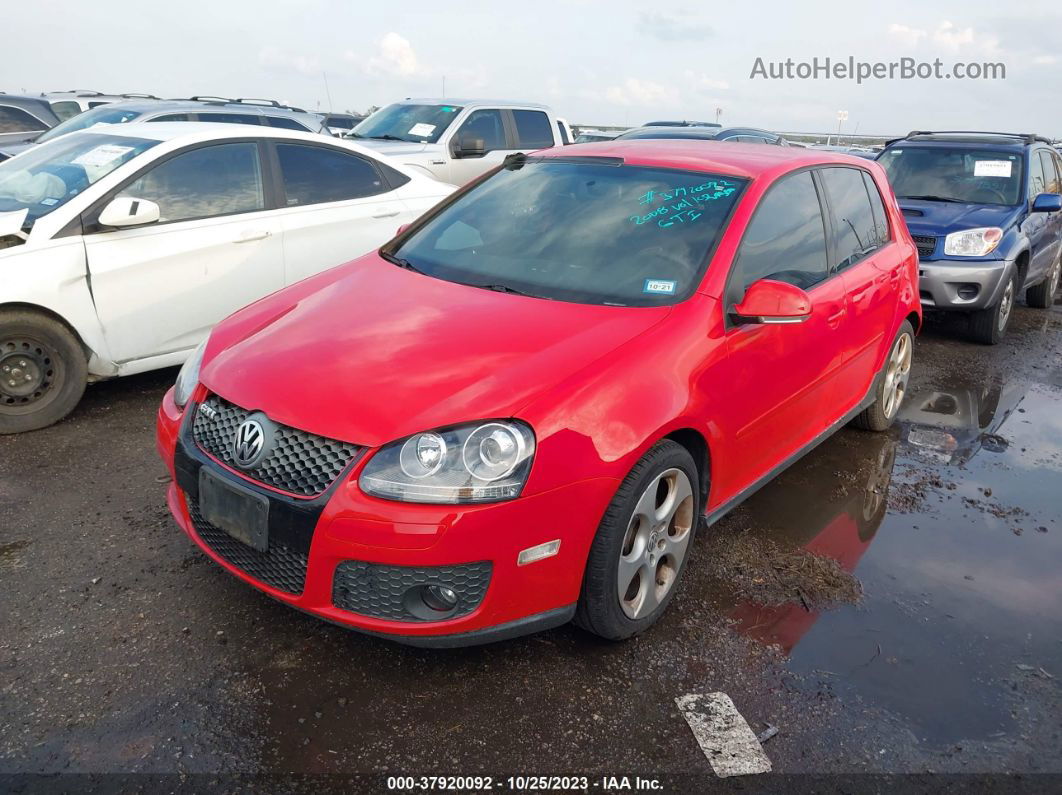 2008 Volkswagen Gti   Красный vin: WVWHV71K88W164747