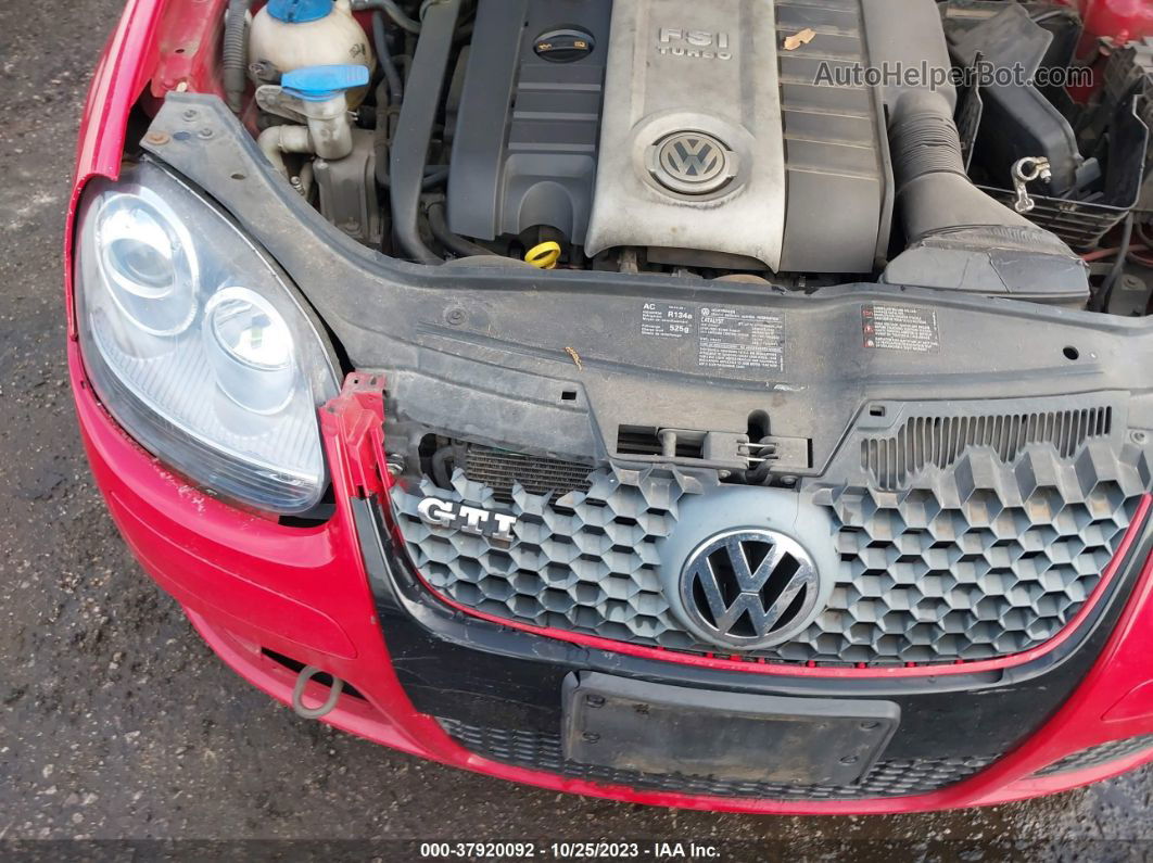 2008 Volkswagen Gti   Red vin: WVWHV71K88W164747