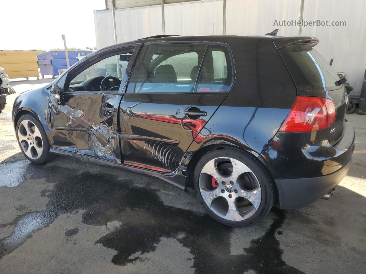 2008 Volkswagen Gti  Черный vin: WVWHV71K98W225409