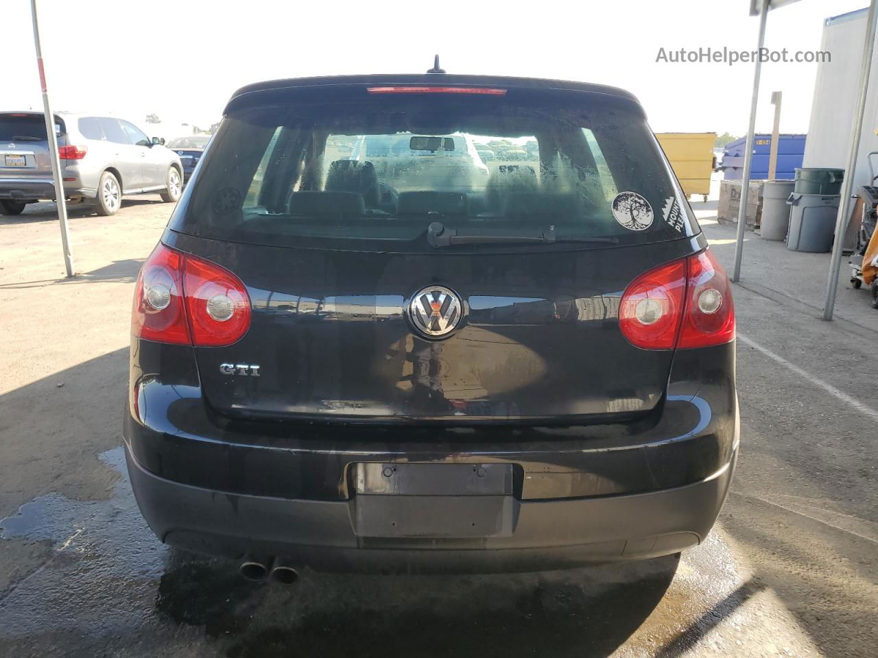 2008 Volkswagen Gti  Black vin: WVWHV71K98W225409