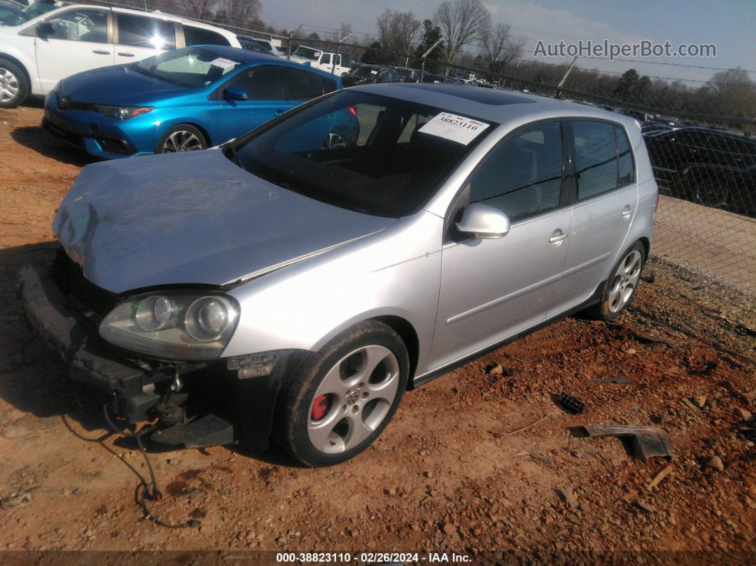 2008 Volkswagen Gti 4-door Серебряный vin: WVWHV71KX8W097777