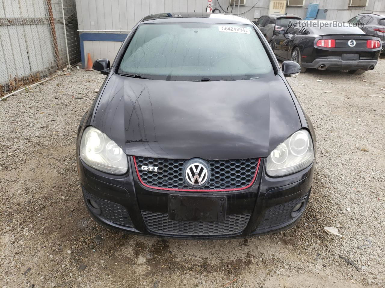 2009 Volkswagen Gti  Black vin: WVWHV71KX9W139365