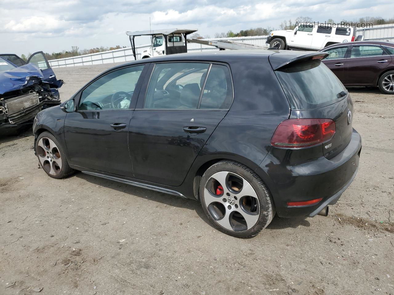 2010 Volkswagen Gti  Черный vin: WVWHV7AJ0AW378466