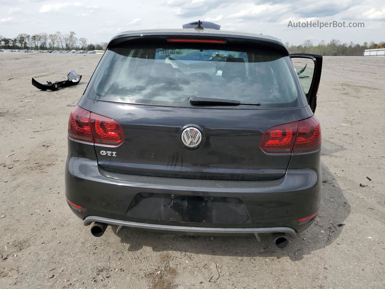 2010 Volkswagen Gti  Черный vin: WVWHV7AJ0AW378466