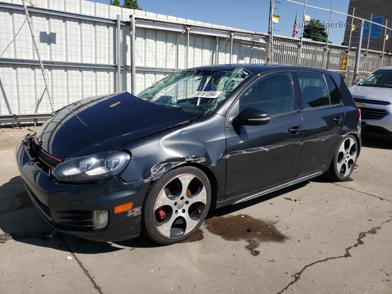 2010 Volkswagen Gti  Black vin: WVWHV7AJ2AW090237