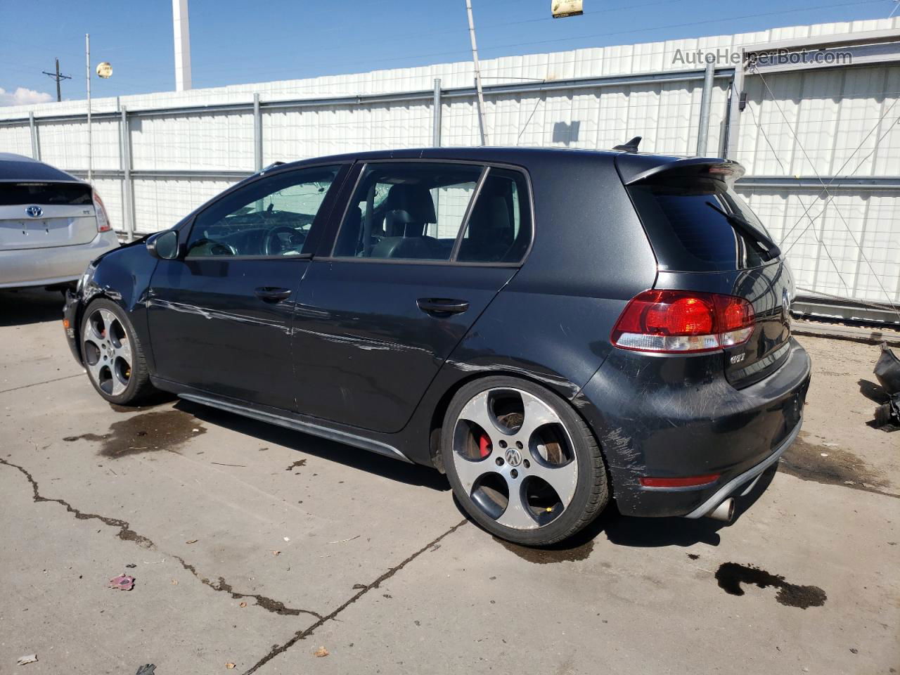 2010 Volkswagen Gti  Black vin: WVWHV7AJ2AW090237