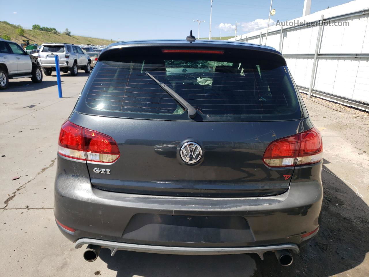 2010 Volkswagen Gti  Black vin: WVWHV7AJ2AW090237