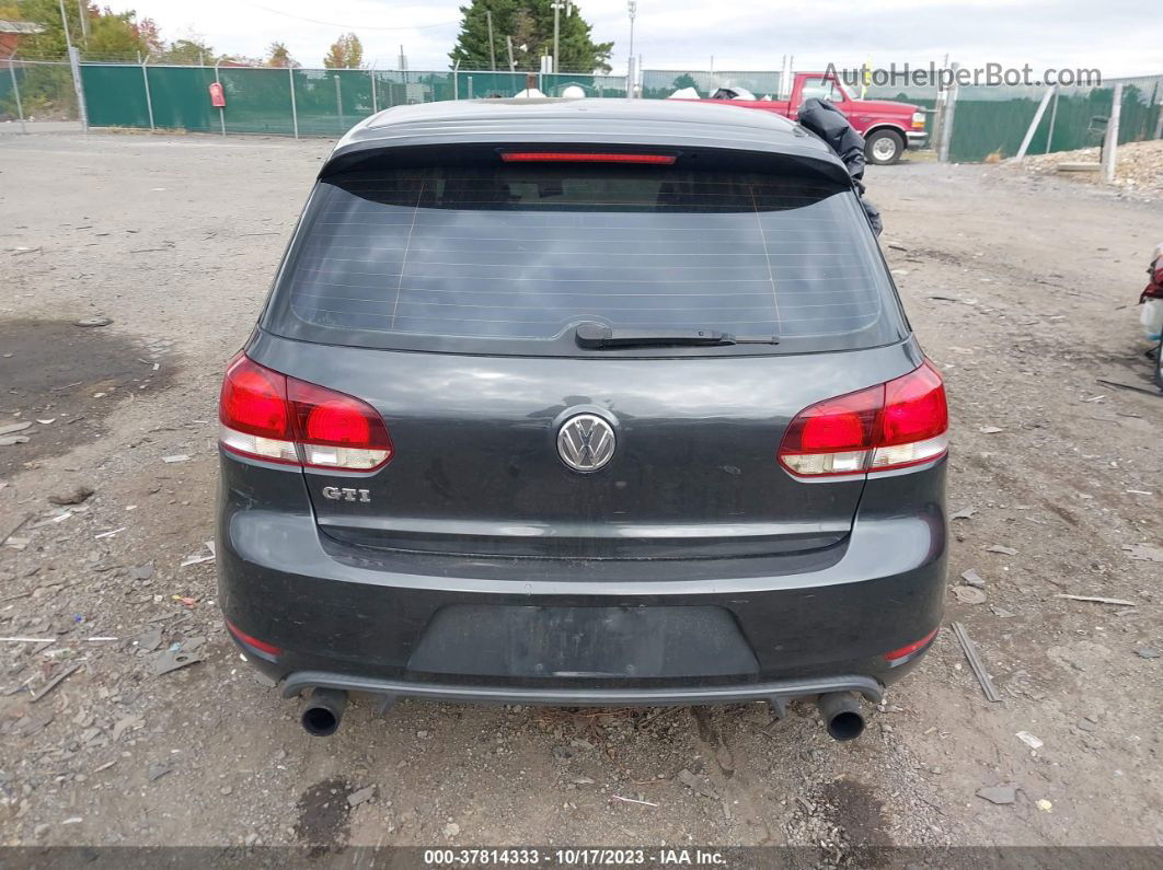 2010 Volkswagen Gti   Gray vin: WVWHV7AJ3AW088917