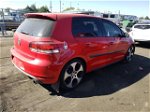 2010 Volkswagen Gti  Red vin: WVWHV7AJ3AW222681