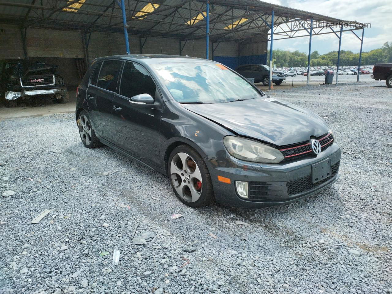 2010 Volkswagen Gti  Gray vin: WVWHV7AJ4AW098937