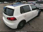 2010 Volkswagen Gti   White vin: WVWHV7AJ6AW317316