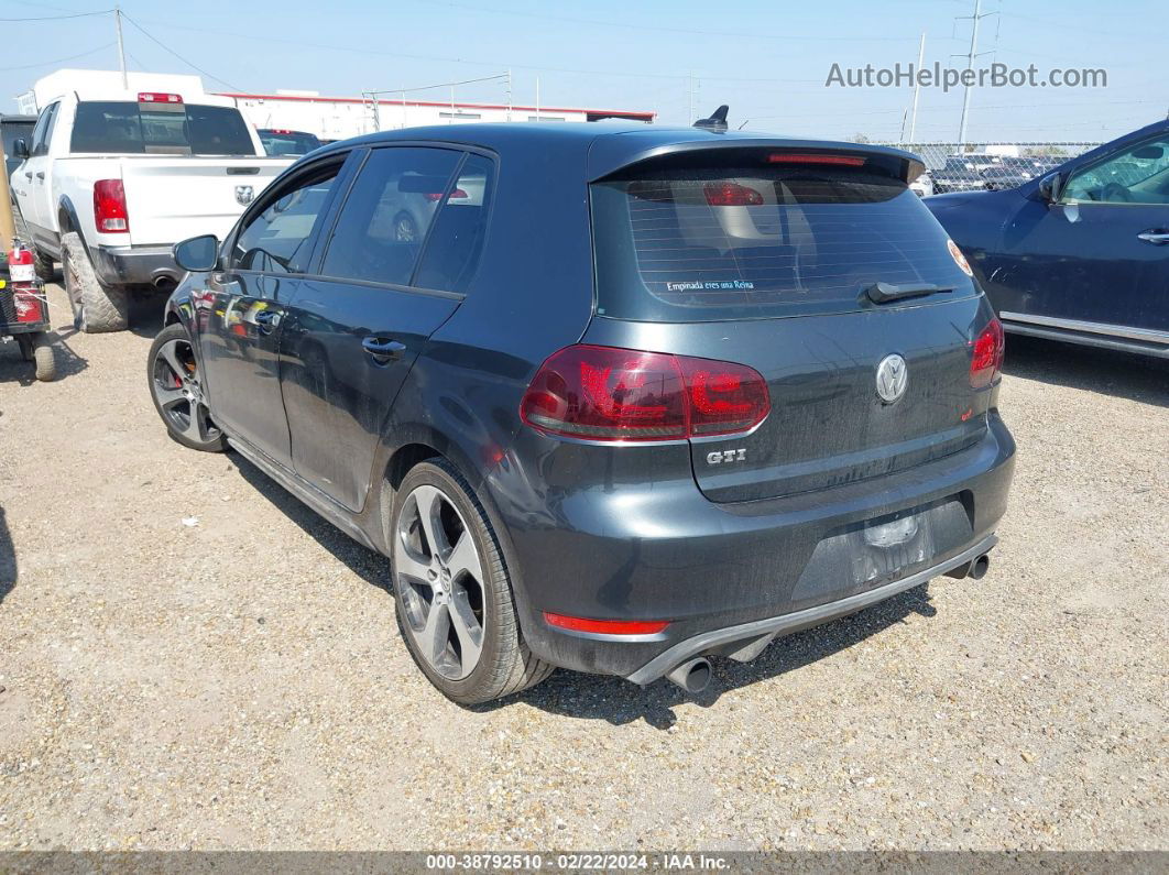 2010 Volkswagen Gti 4-door Black vin: WVWHV7AJ7AW371031