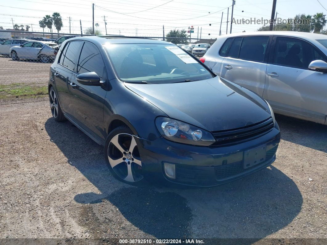 2010 Volkswagen Gti 4-door Black vin: WVWHV7AJ7AW371031