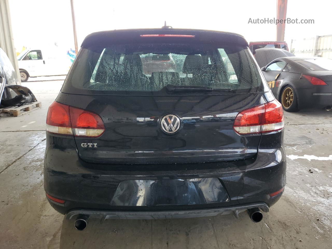 2010 Volkswagen Gti  Black vin: WVWHV7AJ8AW191265