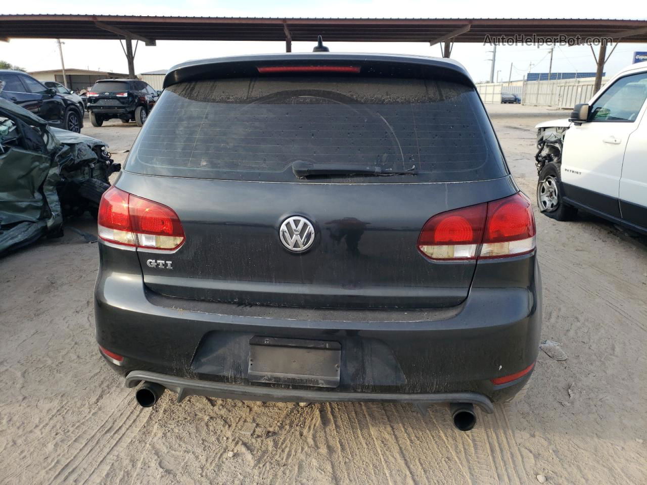 2010 Volkswagen Gti  Gray vin: WVWHV7AJ8AW237368