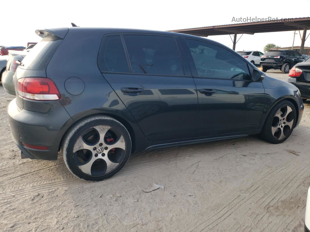 2010 Volkswagen Gti  Gray vin: WVWHV7AJ8AW237368