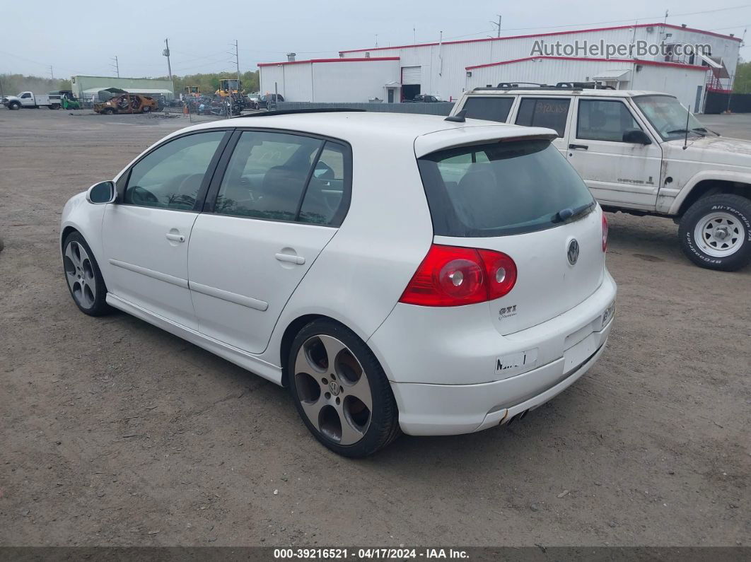 2008 Volkswagen Gti 4-door White vin: WVWHV91K18W295188