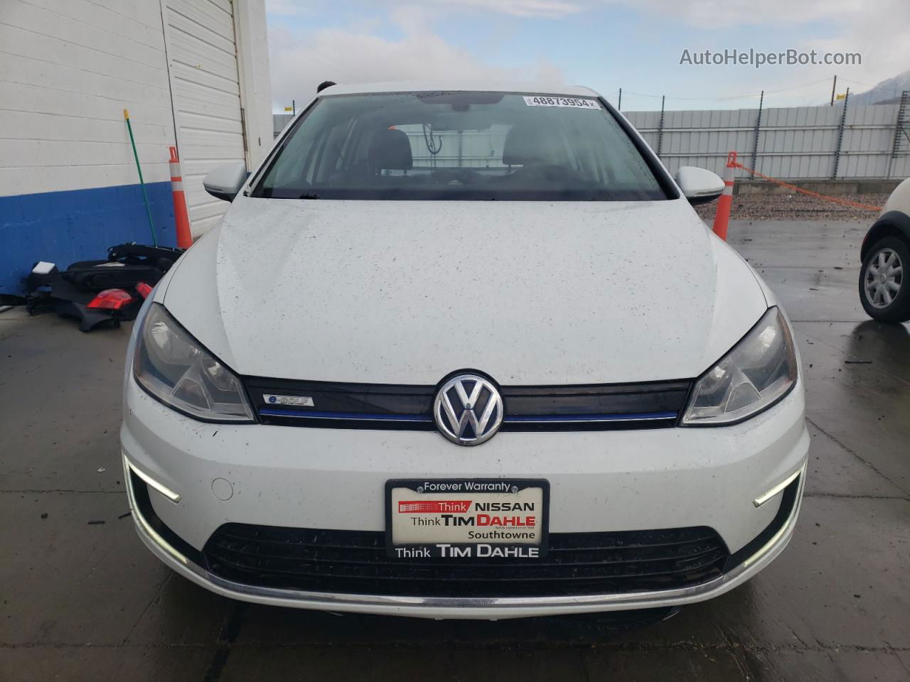 2016 Volkswagen E-golf Se White vin: WVWKP7AU1GW911072