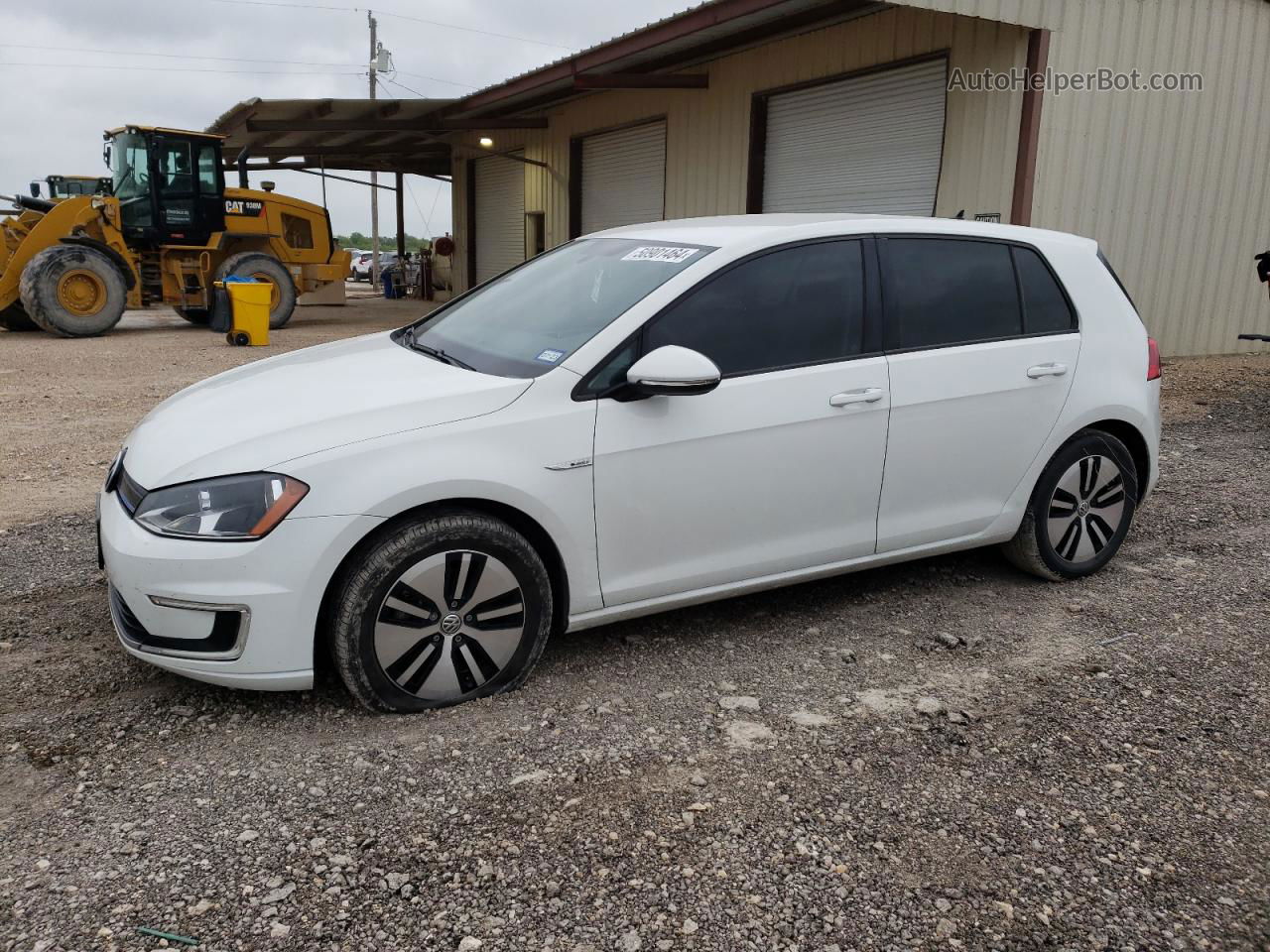 2016 Volkswagen E-golf Se White vin: WVWKP7AU1GW911489