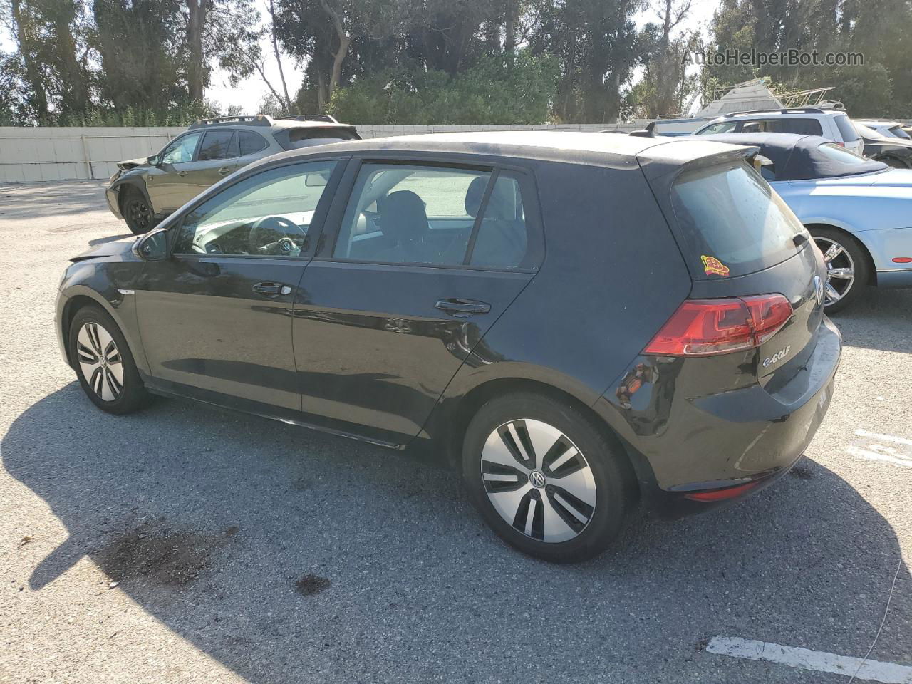 2016 Volkswagen E-golf Se Black vin: WVWKP7AU2GW915874