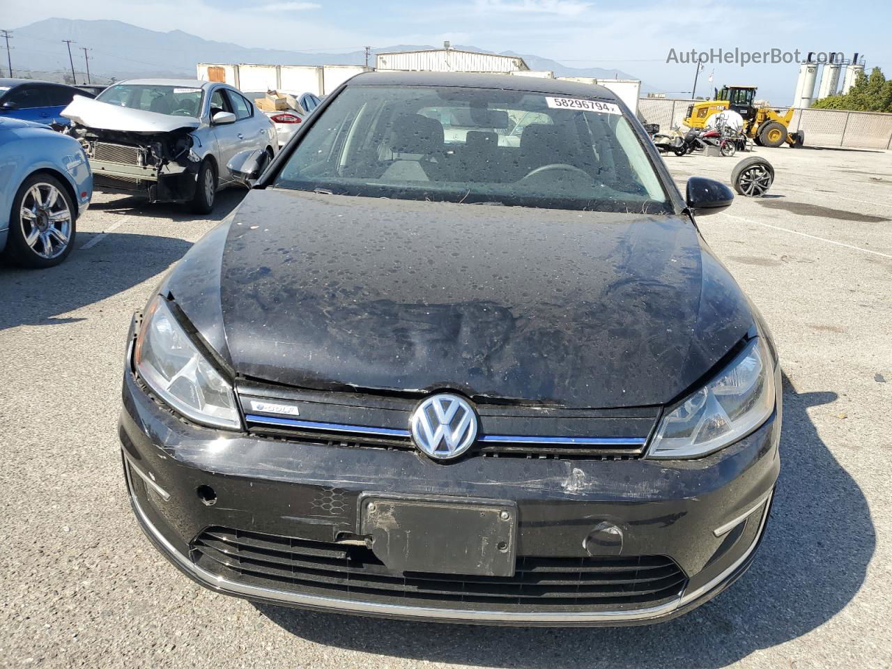 2016 Volkswagen E-golf Se Black vin: WVWKP7AU2GW915874