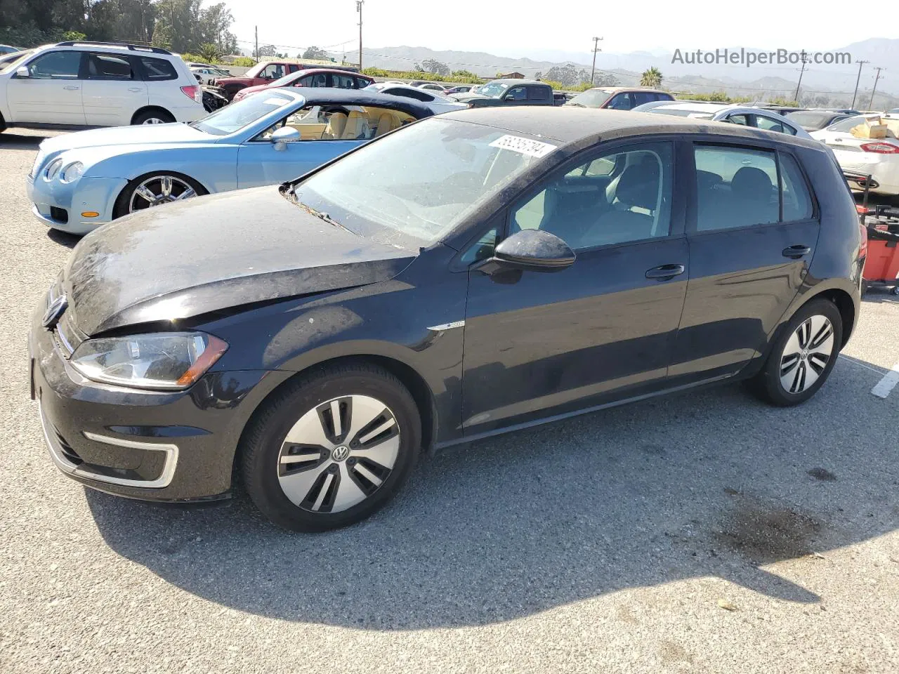 2016 Volkswagen E-golf Se Black vin: WVWKP7AU2GW915874