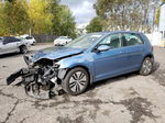 2016 Volkswagen E-golf Se Blue vin: WVWKP7AU2GW916765