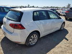 2016 Volkswagen E-golf Se White vin: WVWKP7AU3GW906522