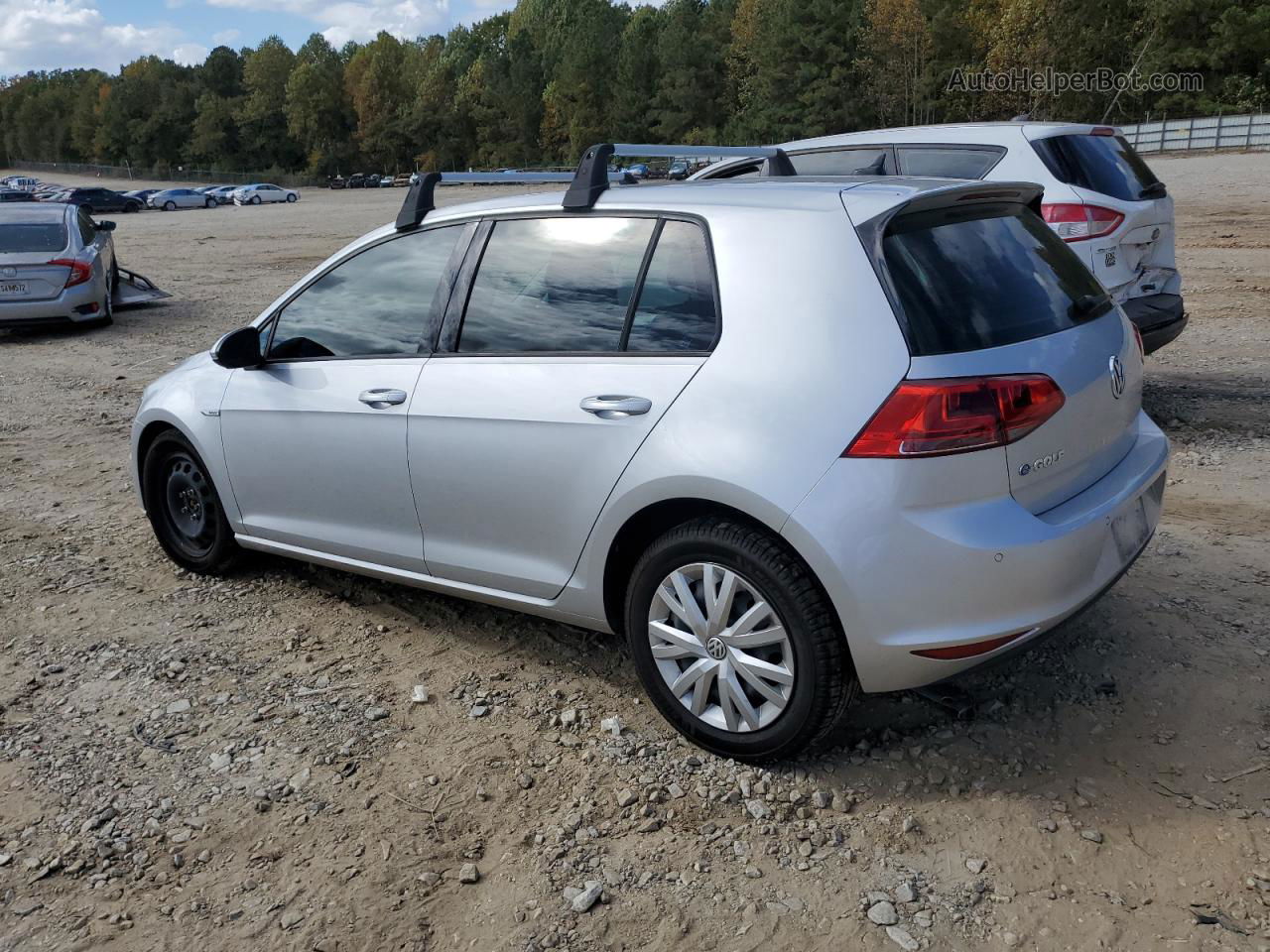 2015 Volkswagen E-golf Limited Серебряный vin: WVWKP7AU4FW905426