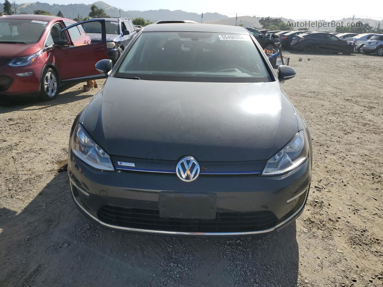 2016 Volkswagen E-golf Se Серый vin: WVWKP7AU5GW917005