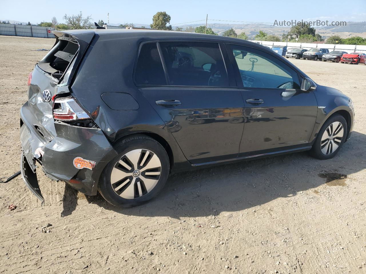 2016 Volkswagen E-golf Se Gray vin: WVWKP7AU5GW917005