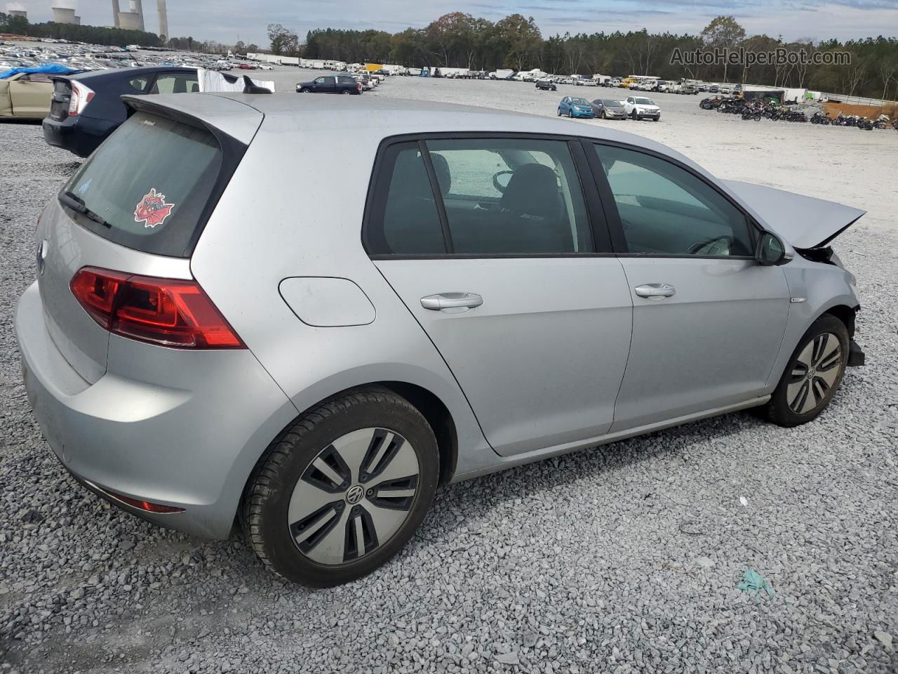 2016 Volkswagen E-golf Se Silver vin: WVWKP7AU8GW913837