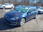 2016 Volkswagen E-golf Se Blue vin: WVWKP7AU8GW914731